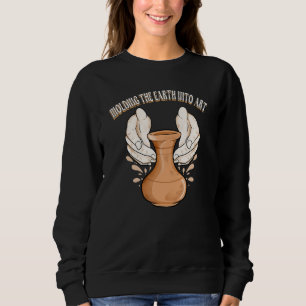 Formar jorden till krukmakare som formar lerkrukor t shirt