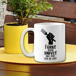 Formar över Knivar, Vegan Activism Kaffemugg