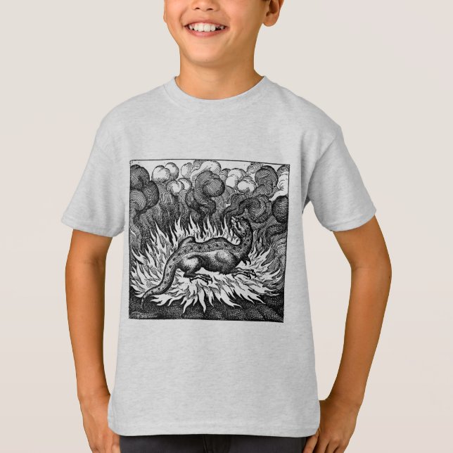 Förmärkliga skapelser Salamander Shirt Tee (Framsida)