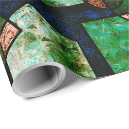 Formas geométricas oegentares e textura deformada presentpapper