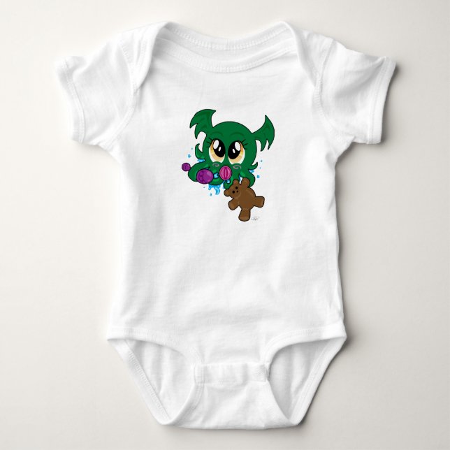 Format för babyCthulhu barn T-shirt (Framsida)