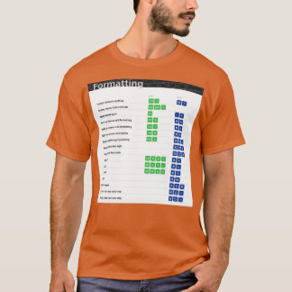 Formatera genvägar i Excel Tangentbord Excel-genvä T Shirt