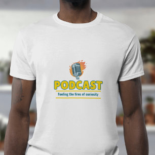Formatera poddsändningssättet t shirt