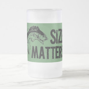 Formatmaterier! Rolig fiskedesign Frostat Ölglas