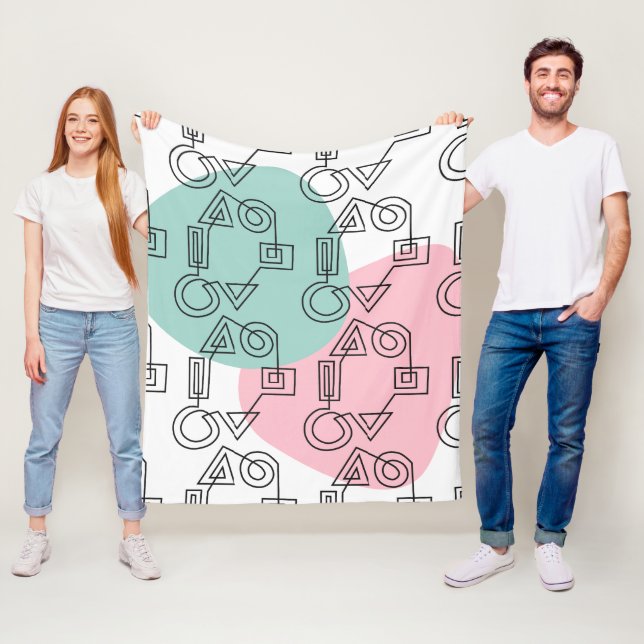 Formcirkel Fleecefilt (På plats)