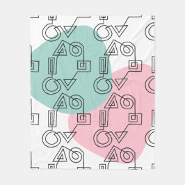 Formcirkel Fleecefilt