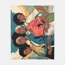 Förmedlade kvinnor i Urban Mode Fleecefilt