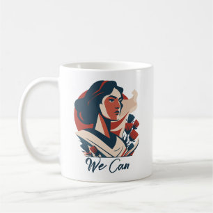 Förmedlade kvinnor kaffemugg