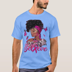 Förmedling av svarta kvinnor i bröstcancer t shirt