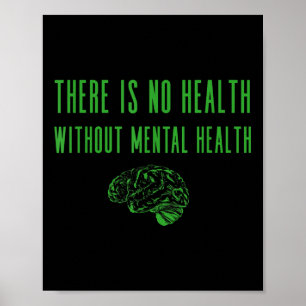 Förmedling om psykisk hälsa - Grönten slutar Poster