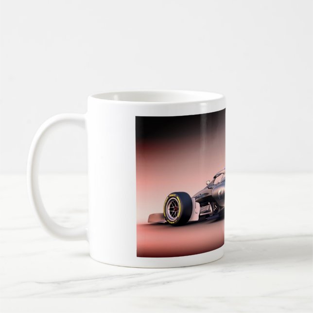 formel1 tävla bil kaffemugg (Vänster)