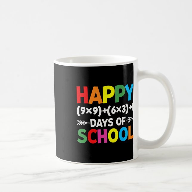 Formel 100 dagar för Roligten Math Teacher 100 Kaffemugg (Höger)