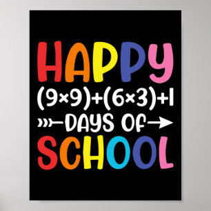 Formel 100 dagar för Roligten Math Teacher 100 Poster
