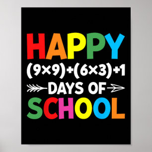 Formel 100 dagar för Roligten Math Teacher 100 Poster