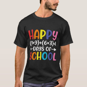 Formel 100 dagar för Roligten Math Teacher 100 T Shirt