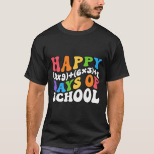 Formel 100 dagar för Roligten Math Teacher 100 T Shirt