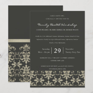 FORMEL BLACK SILVER DAMASK CLASSIC WORKSHOP EVENT INBJUDNINGAR