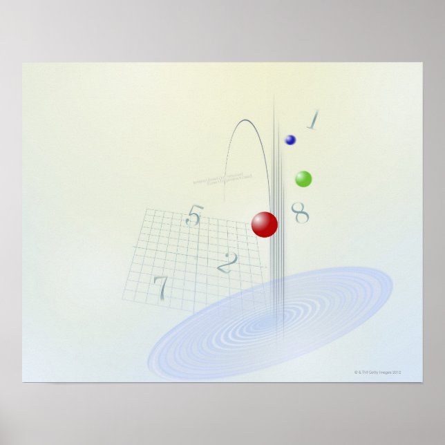 Formel, diagram, matematiska symboler 10 poster (Framsidan)