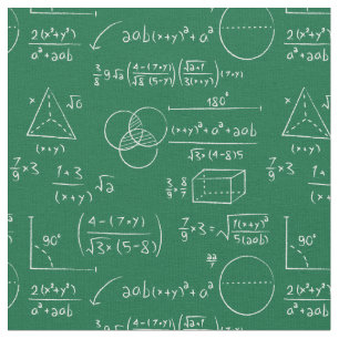 formel för matematiska algebrageometriekvationer tyg