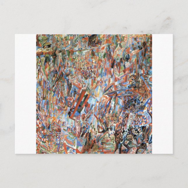 Formel för Vår efter Pavel Filonov Vykort (Framsida)