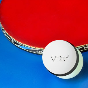 Formel för volym av en sphere pingisboll