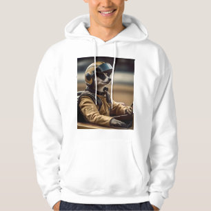 Formel kul: professionell surikat racerbilförare hoodie