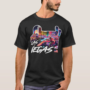 Formel Tävla Las Vegas Open Wheel Car Circuit US T Shirt