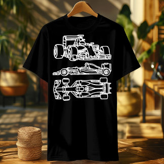Formel Tävla: Silhouette mekaniska gåvor T Shirt