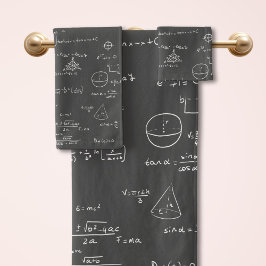 Formelgrafik med svart vit matematik
