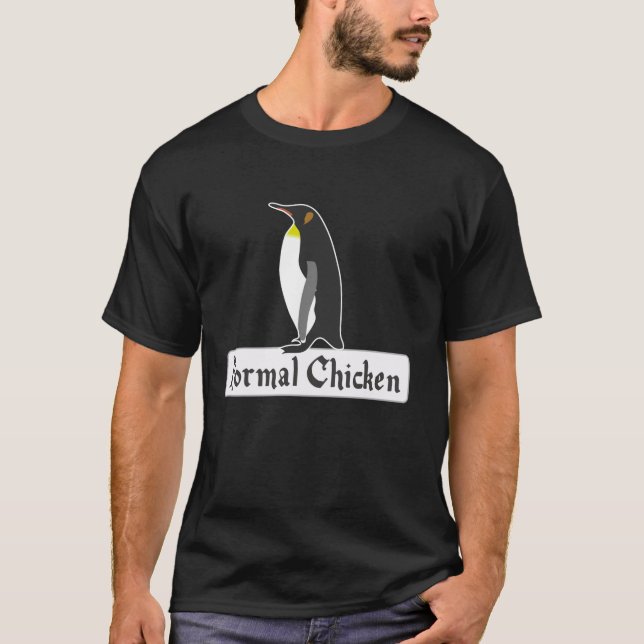 Formell Chicken Penguin T Shirt (Framsida)