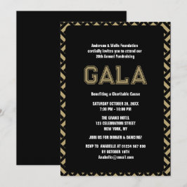 Formell Corporate Gala Boll Party Fundraiser-hände Inbjudningar