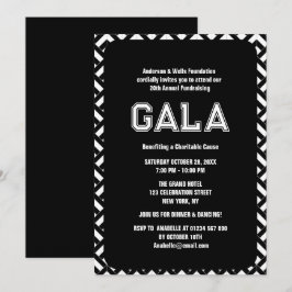 Formell Corporate Gala Boll Party Fundraiser-hände Inbjudningar
