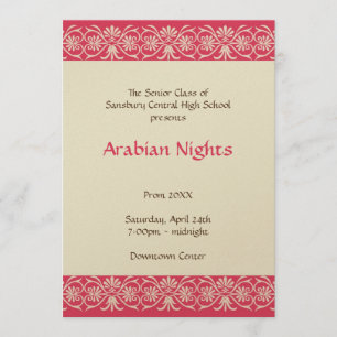 Formell dans för röd guld- arabisk yngre hög inbjudningar