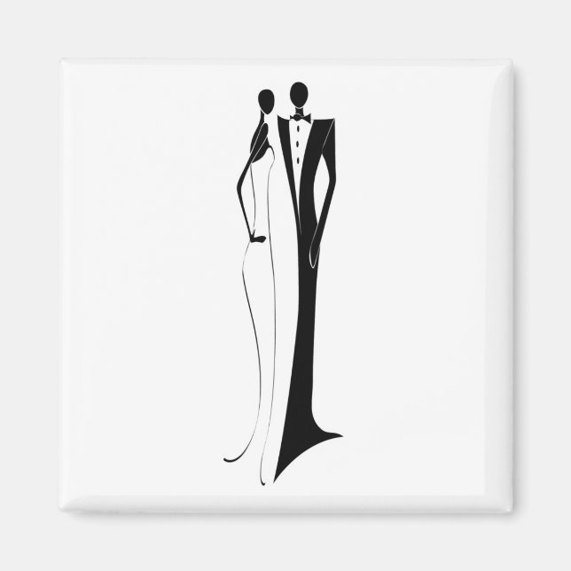 Formell de recepción para la novia y el novio magnet (Framsidan)