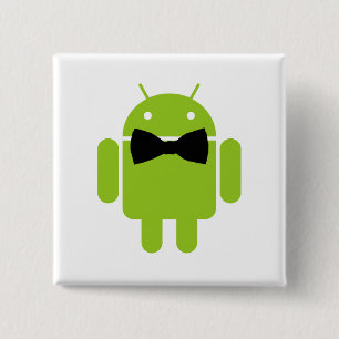 Formell grafisk Androidrobotsymbol Knapp