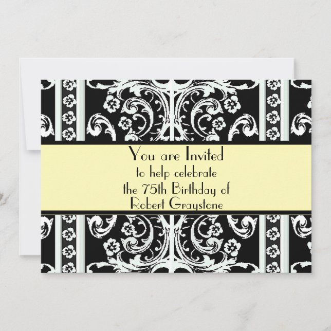 Formell inbjudan (Framsida)