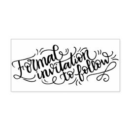 Formell inbjudan - Bröllopsstämpel Stämpel