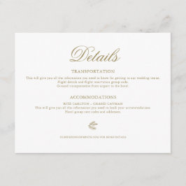 Formell information om Winter Gren Helgdag Bröllop Tilläggskort