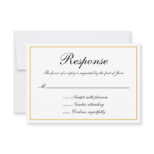 Formell kalligrafi Guld Gräns Bröllop