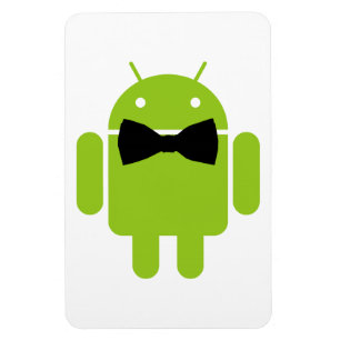 Formell klänning Grön Android Robot Magnet
