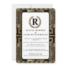 Formell klassisk grekisk nyckel Livslövsbård