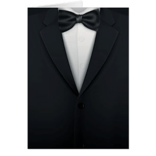 Formell manar smokingTux OBS Kort