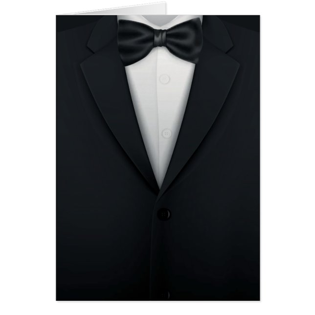 Formell manar smokingTux OBS Kort (Framsidan)