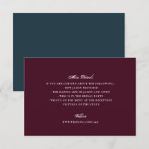 Formell maronflodens kalligrafi Elegant bröllop