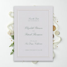 Formell Modern Klassisk Elegant Grön Bröllopstyp