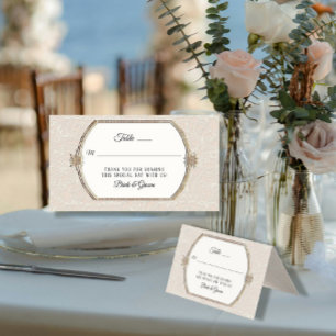 Formell mottagning av Victorian Elegant Ivory n Gu Kort