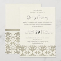 FORMELL ÖPPNINGSCEREMONI FÖR SILVERDAMASK