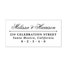 Formell Returadress för elegant Bröllop Namn