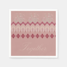 Formell Rosa Burgundy och Blommigt