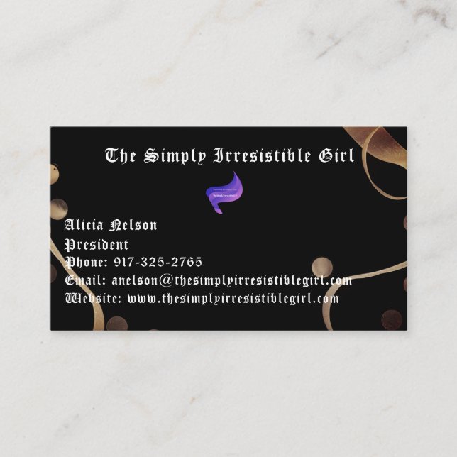 Formell standard, 3,5 tum x 2,0 tum Affärskort Visitkort (Framsida)